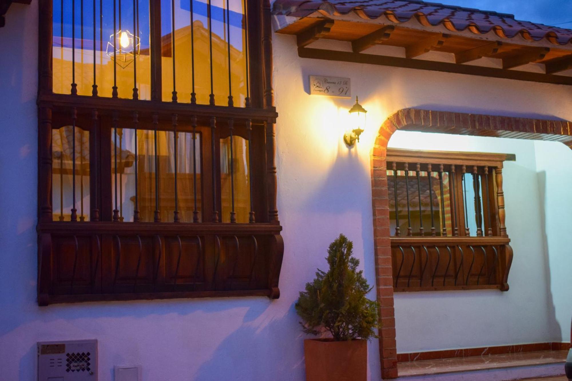 Apartahotel Saquenzipa Villa de Leyva Eksteriør bilde