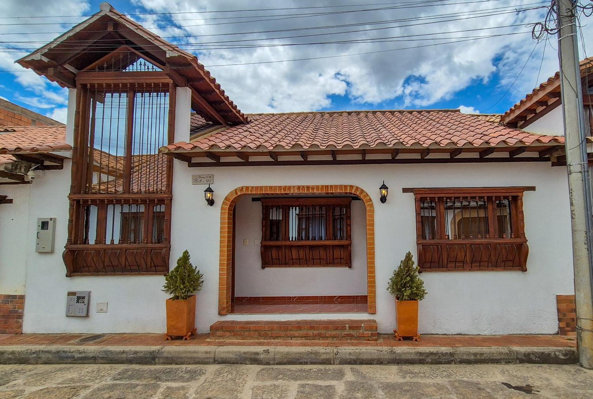 Apartahotel Saquenzipa Villa de Leyva Eksteriør bilde